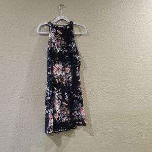 SHEIN Black Floral Mini Dress